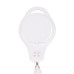 Лупа на струбцине круглая 5D с подсветкой 96 SMD LED, теплый и холодный свет, ø127мм, белая REXANT