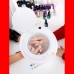 Лупа на струбцине круглая 3D с подсветкой 60 SMD LED, сенсорный регулятор яркости, ø127мм, белая REXANT