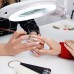 Лупа на струбцине круглая 5D с подсветкой 96 SMD LED, теплый и холодный свет, ø127мм, белая REXANT
