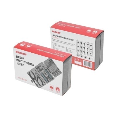 Набор инструментов HOBBY 26 предметов REXANT
