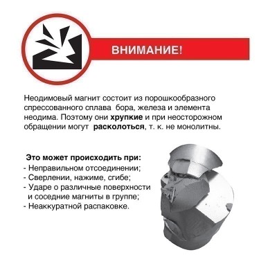 Неодимовый магнит диск 10х5мм, сцепление 2,5кг (5 шт/уп) REXANT
