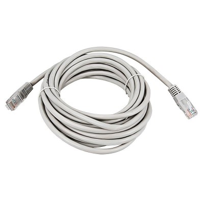 Шнур коммутационный, патч-корд U/UTP RJ45-RJ45, CAT 5e, PVC серый, 7м REXANT