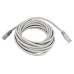 Шнур коммутационный, патч-корд U/UTP RJ45-RJ45, CAT 5e, PVC серый, 7м REXANT