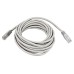 Шнур коммутационный, патч-корд U/UTP RJ45-RJ45, CAT 5e, PVC серый, 7м REXANT