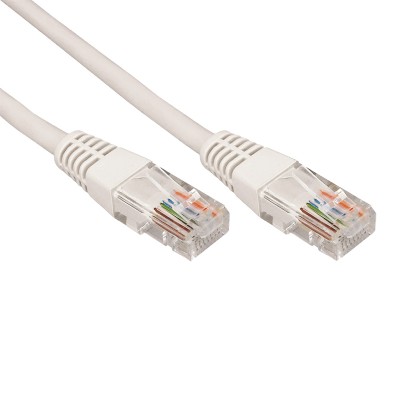 Шнур коммутационный, патч-корд U/UTP RJ45-RJ45, CAT 5e, PVC серый, 20м REXANT