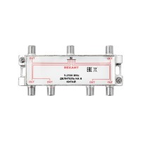 Делитель ТВх6 под F-разъем, 5-2500МГц СПУТНИК REXANT Делитель ТВх6 под F-разъем, 5-2500МГц СПУТНИК REXANT