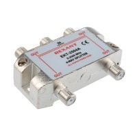 Делитель ТВх4 под F-разъем, 5-2500МГц СПУТНИК REXANT Делитель ТВх4 под F-разъем, 5-2500МГц СПУТНИК REXANT