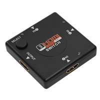 Переключатель гнездо HDMI на 3 гнезда HDMI, без питания, пластик REXANT Переключатель гнездо HDMI на 3 гнезда HDMI, без питания, пластик REXANT