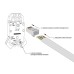 Разъем сетевой LAN на кабель, штекер 8Р8С (RJ-45), под обжим, 2шт.REXANT