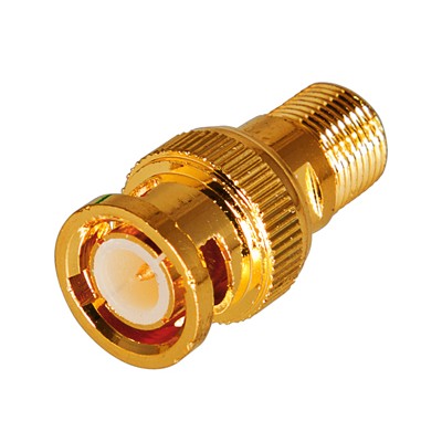 Переход гнездо F - штекер BNC GOLD REXANT
