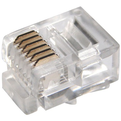 Разъем телефонный UTP, RJ-12 (6P6C), CAT 3 REXANT