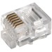 Разъем телефонный UTP, RJ-12 (6P6C), CAT 3 REXANT