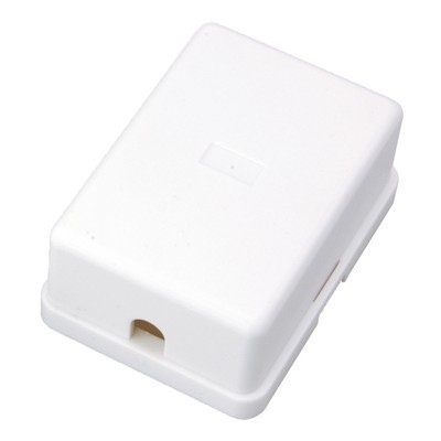 Розетка телефонная внешняя, 1 порт UTP RJ-14 (6P4C), CAT 3 REXANT