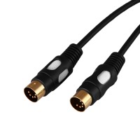 Шнур DIN 5 Pin - DIN 5 Pin, 1,5м, Gold REXANT Шнур DIN 5 Pin - DIN 5 Pin, 1,5м, Gold REXANT