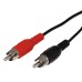 Шнур 2 RCA - 2 RCA, 1,5м, черный REXANT