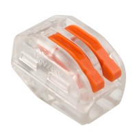 Универсальная клемма СМК 222-412, 2-проводная прозрачная 0,08-2,5/4 мм² (50 шт./уп.) REXANT Универсальная клемма СМК 222-412, 2-проводная прозрачная 0,08-2,5/4 мм² (50 шт./уп.) REXANT