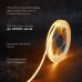 Лента светодиодная 12В, COB 8Вт/м, 320 LED/м, оранжевый, 8мм, 5м, IP20 REXANT