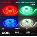 Лента светодиодная 24В, COB 12Вт/м, 720 LED/м, RGB, 10мм, 5м, IP20 REXANT