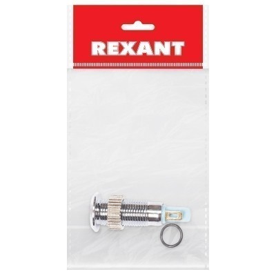 Индикатор металл Ø8 12В белый LED (GQ8F-D)REXANT