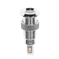 Индикатор металл Ø8 12В белый LED (GQ8F-D)REXANT