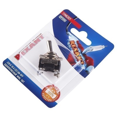 Тумблер 220V 10А (2c) ON-OFF однополюсныйMini(ASW-23)REXANT (в упак. 1шт.)