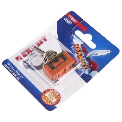 Тумблер 250V 15А (2c) ON-OFF однополюсный(KN-101)REXANT (в упак. 1шт.)