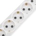 Удлинитель PREMIUM 6 гнезд, 5м, 3х1,5мм², с/з, 2 USB, белый REXANT
