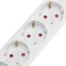 Удлинитель STANDARD 5 гнезд, 5м, 3х1,0мм², с/з, белый REXANT