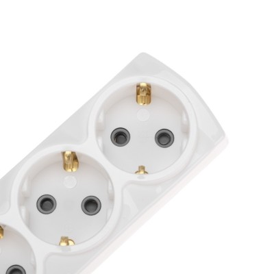 Удлинитель PREMIUM 3 гнезда, 3м, 3х1,5мм², с/з, 2 USB, белый REXANT