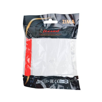 ZIMA Выключатель промежуточный белый безвинтовой зажим/клемма