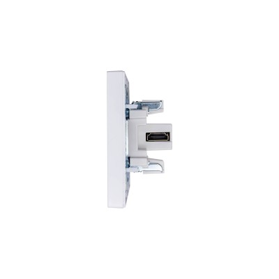 ZIMA Розетка HDMI одинарная белая