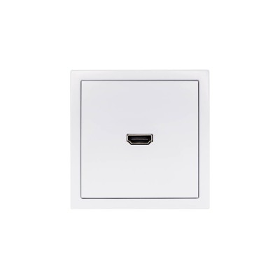 ZIMA Розетка HDMI одинарная белая