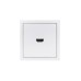 ZIMA Розетка HDMI одинарная белая