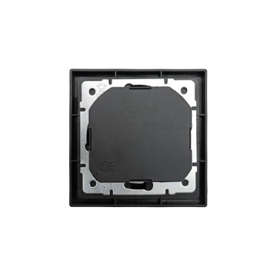 ZIMA Розетка с/з TC + USB разъем черный бархат