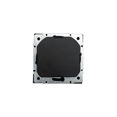 ZIMA Розетка с/з TC + USB разъем черный бархат
