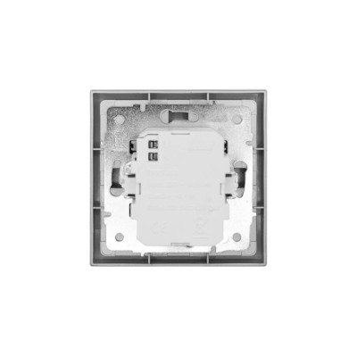 ZIMA Розетка 2-ая USB разъем серый матовый