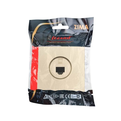 ZIMA Розетка компьютерная золото 140