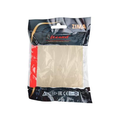 ZIMA Выключатель проходной золото безвинтовой зажим/клемма