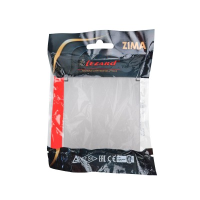 ZIMA Розетка с/з с крышкой ПБТ, серый матовый, безвинтовой зажим/клемма IP-44