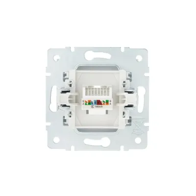 VESNA Розетка компьютерная Cat 6   белый