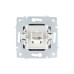 VESNA Розетка компьютерная – разъем Cat 5e – 1 пост  графит