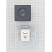 VESNA Розетка компьютерная – разъем Cat 5e – 1 пост  графит