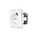 VESNA Розетка сз + USB разъём белый