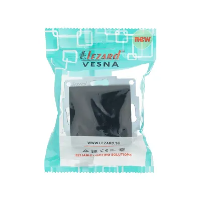VESNA Выключатель черный