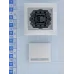 MIRA Выключатель одинарный   белый/серый