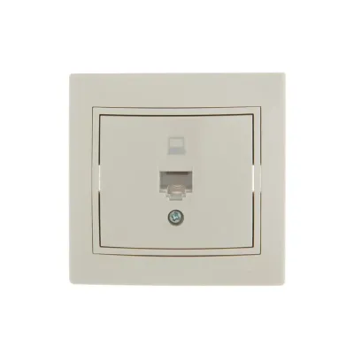 MIRA Розетка компьютерная RJ45Cat 5e   кремовый