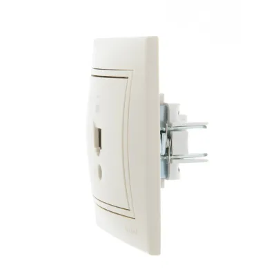 MIRA Розетка компьютерная RJ45Cat 5e   кремовый