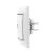 MIRA Розетка компьютерная RJ45Cat 5e   белый/серый