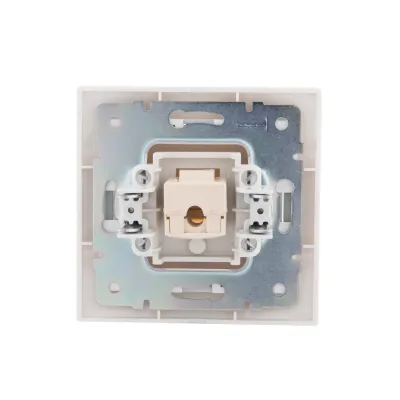 MIRA Розетка компьютерная RJ45Cat 5e   белый/серый