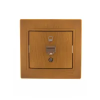 MIRA Розетка компьютерная RJ45Cat 5e   ольха